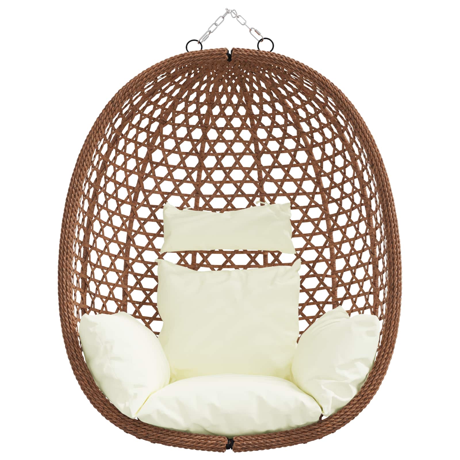 Hängesessel ohne Gestell Poly-Rattan 92 x 57,5 x 110 cm