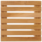 Barhocker 4 pcs Braun Massivholz Teak