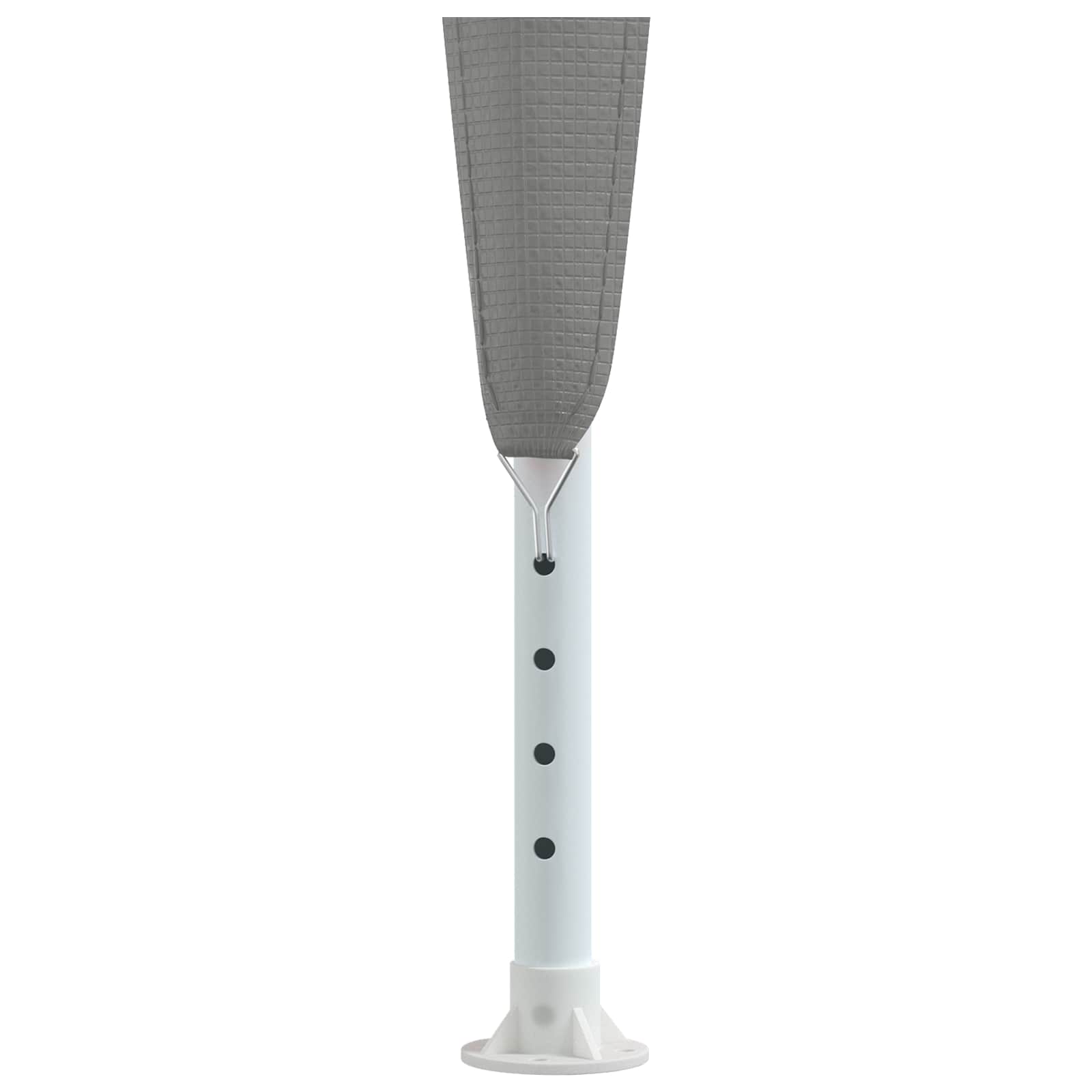 Party-Zelt 250 x 250 x 240 cm Hellgrau PE und Stahl