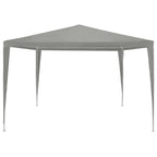 Partyzelt Hellgrau 300 x 300 x 255 cm PE und Stahl