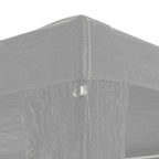 Partyzelt Hellgrau 900 x 300 x 255 cm PE und Stahl