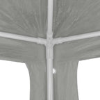 Partyzelt Hellgrau 900 x 300 x 255 cm PE und Stahl