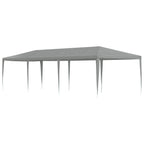 Partyzelt Hellgrau 900 x 300 x 255 cm PE und Stahl