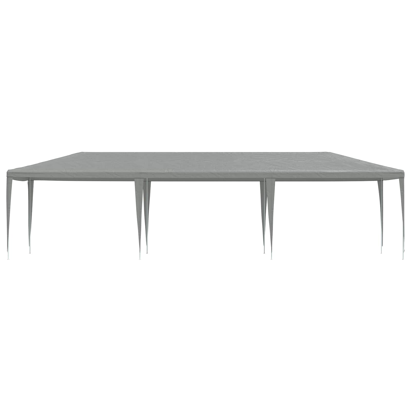 Partyzelt Hellgrau 900 x 300 x 255 cm PE und Stahl