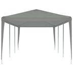 Partyzelt Hellgrau 900 x 300 x 255 cm PE und Stahl