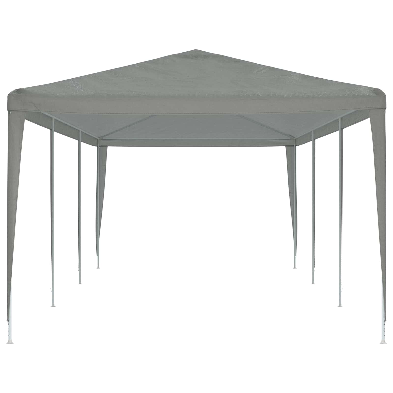 Partyzelt Hellgrau 900 x 300 x 255 cm PE und Stahl