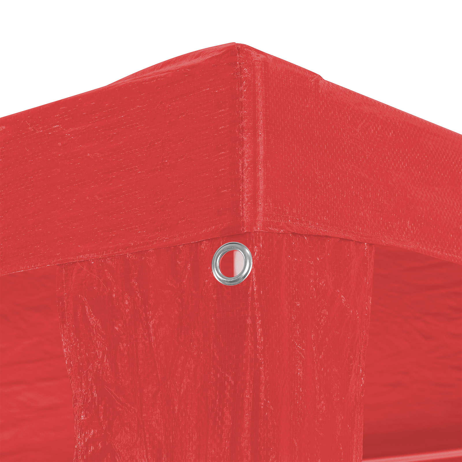 Partyzelt Rot 1200 x 300 x 255 cm PE und Stahl