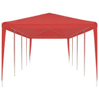 Partyzelt Rot 1200 x 300 x 255 cm PE und Stahl