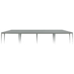 Partyzelt Hellgrau 1200 x 300 x 255 cm PE und Stahl
