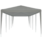 Partyzelt Hellgrau 1200 x 300 x 255 cm PE und Stahl