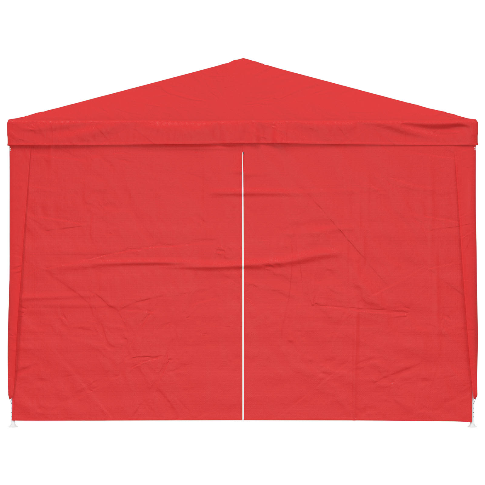 Party-Zelt 300 x 300 x 255 cm Rot PE und Stahl