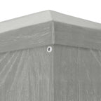 Party-Zelt 900 x 300 x 255 cm Hellgrau PE und Stahl