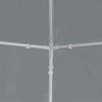 Party-Zelt 900 x 300 x 255 cm Hellgrau PE und Stahl