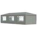 Party-Zelt 900 x 300 x 255 cm Hellgrau PE und Stahl