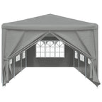 Party-Zelt 900 x 300 x 255 cm Hellgrau PE und Stahl