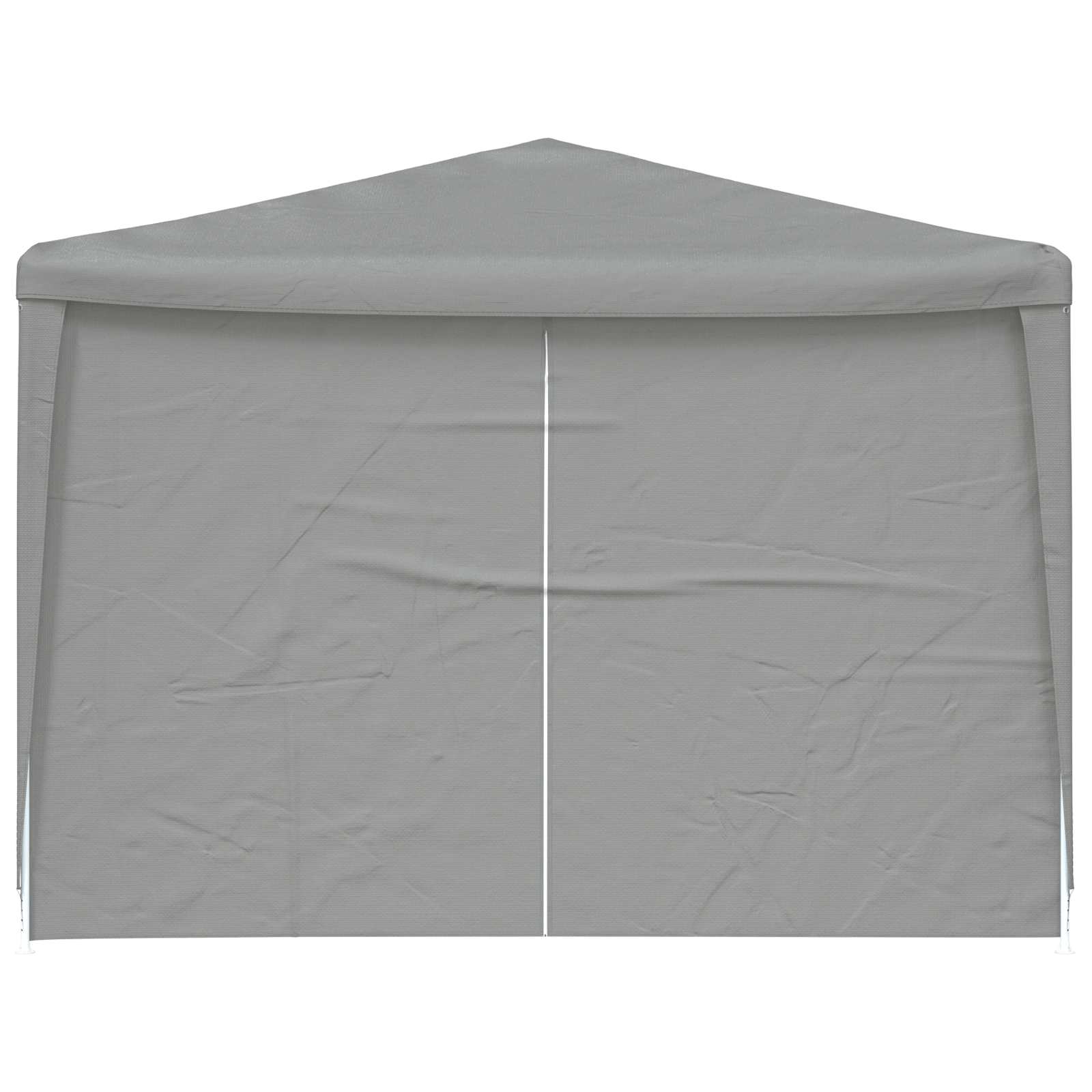 Party-Zelt 900 x 300 x 255 cm Hellgrau PE und Stahl