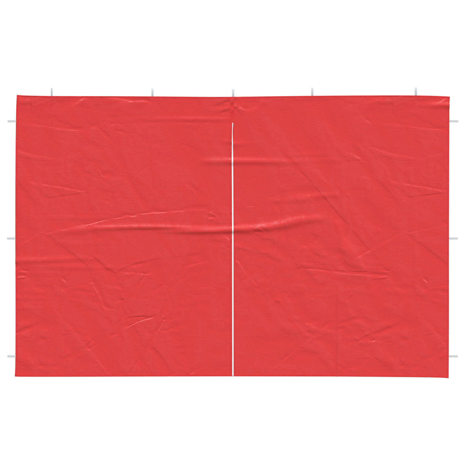 Party Zelt Seitenteil 2 pcs Rot 300 x 195 cm PE und Stahl