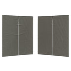 Party Zelt Seitenteil 2 pcs Anthrazit 200 x 195 cm PE und Stahl