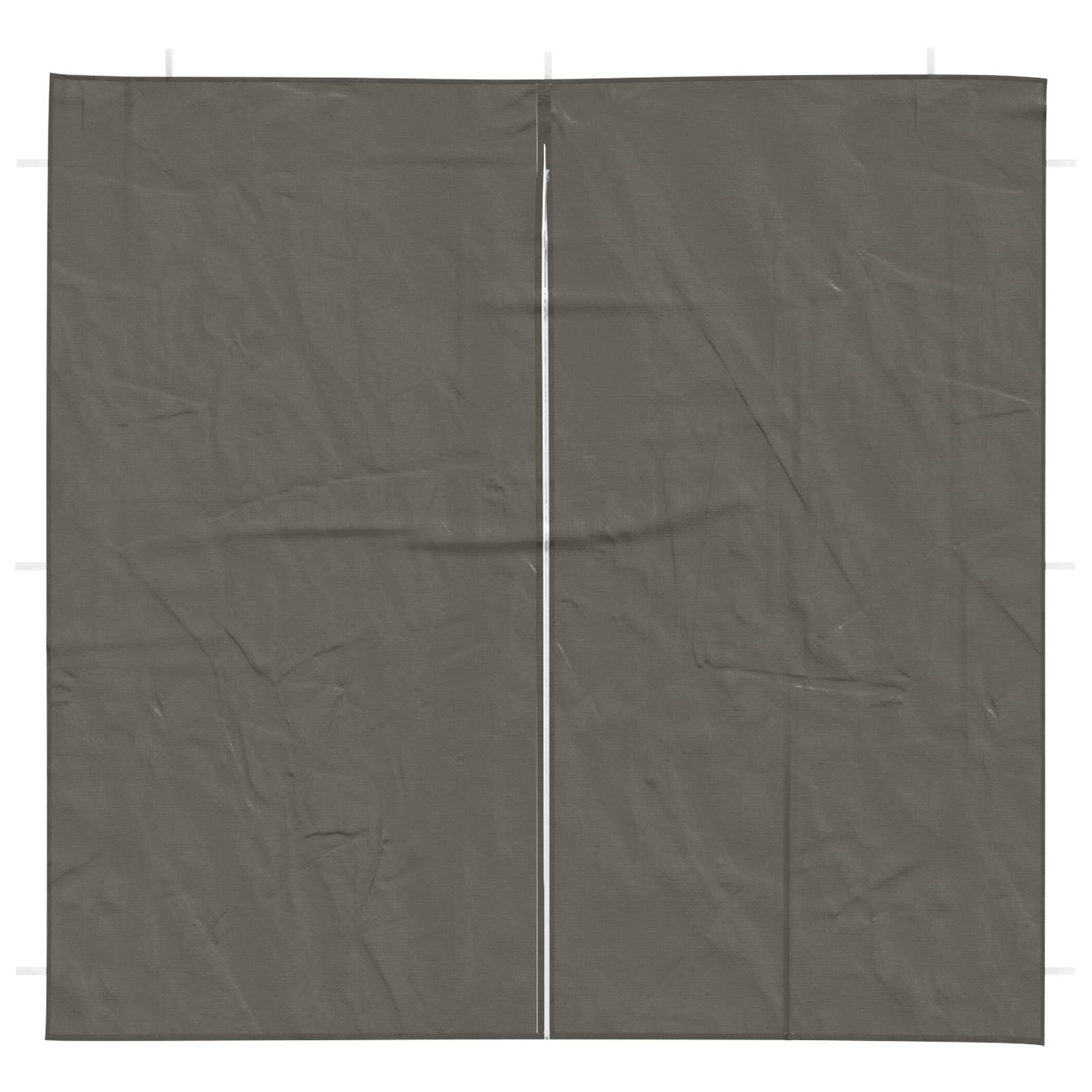 Party Zelt Seitenteil 2 pcs Anthrazit 200 x 195 cm PE und Stahl
