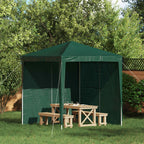 Party Zelt Seitenteil 2 pcs Grün 200 x 195 cm PE und Stahl