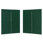 Party Zelt Seitenteil 2 pcs Grün 200 x 195 cm PE und Stahl