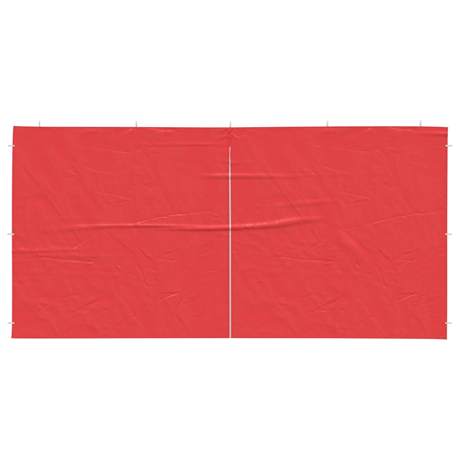 Party Zelt Seitenteil 2 pcs Rot 400 x 195 cm PE und Stahl