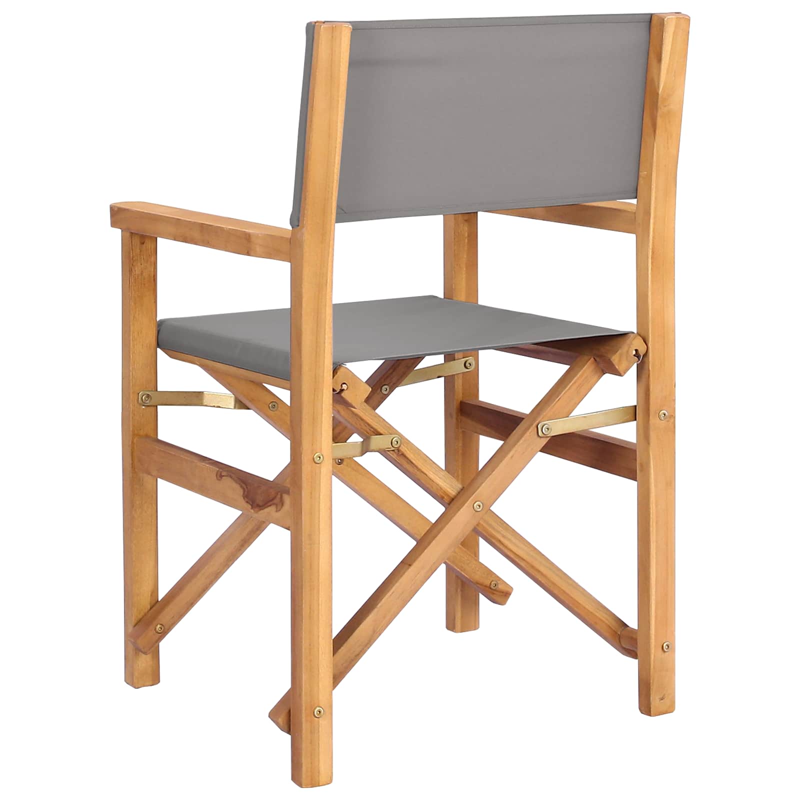 Esszimmerstuhl Braun und Hellgrau 56 x 54 x 87 cm