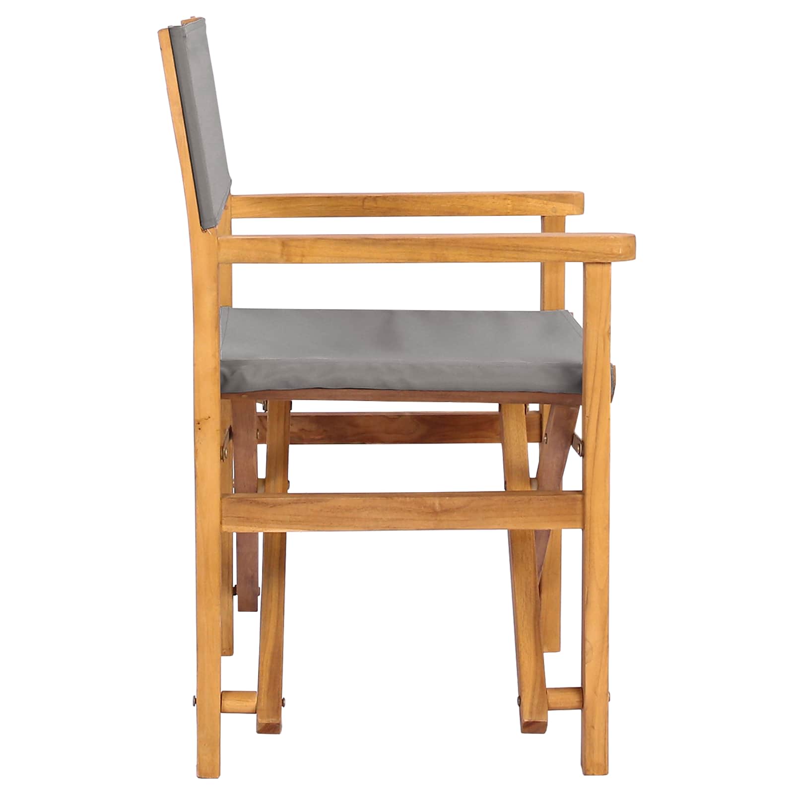 Esszimmerstuhl Braun und Hellgrau 56 x 54 x 87 cm