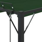 Gazebo mit Lamellen-Dach Grün 3 x 3 x 2,14 m