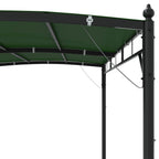 Pavillon 3 x 3 x 2,55 m Grün Stoff und Aluminium 180 gsm