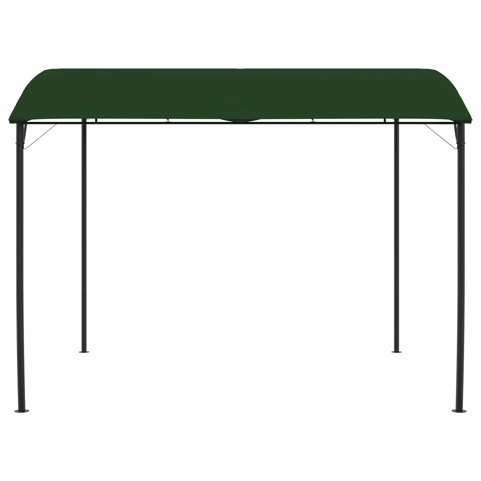 Pavillon 3 x 3 x 2,55 m Grün Stoff und Aluminium 180 gsm