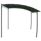 Pavillon 3 x 3 x 2,55 m Grün Stoff und Aluminium 180 gsm