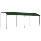 Pavillon 6 x 3 x 2,55 m Grün Stoff und Aluminium 180 gsm