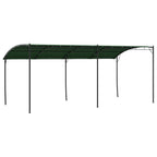 Pavillon 6 x 3 x 2,55 m Grün Stoff und Aluminium 180 gsm