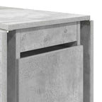 Esstisch 2 pcs 140 x 80 x 77 cm Holzwerkstoff Betongrau