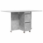 Esstisch 2 pcs 140 x 80 x 77 cm Holzwerkstoff Betongrau