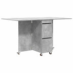Esstisch 2 pcs 140 x 80 x 77 cm Holzwerkstoff Betongrau