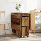 Esstisch 2 pcs 140 x 80 x 77 cm Holzwerkstoff Altholz