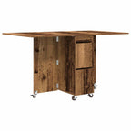Esstisch 2 pcs 140 x 80 x 77 cm Holzwerkstoff Altholz
