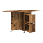 Esstisch 2 pcs 140 x 80 x 77 cm Holzwerkstoff Altholz