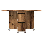 Esstisch 2 pcs 140 x 80 x 77 cm Holzwerkstoff Altholz