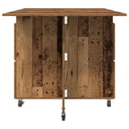 Esstisch 2 pcs 140 x 80 x 77 cm Holzwerkstoff Altholz