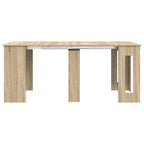 Esstisch 180 x 85 x 75 cm Holzwerkstoff Sonoma-Eiche
