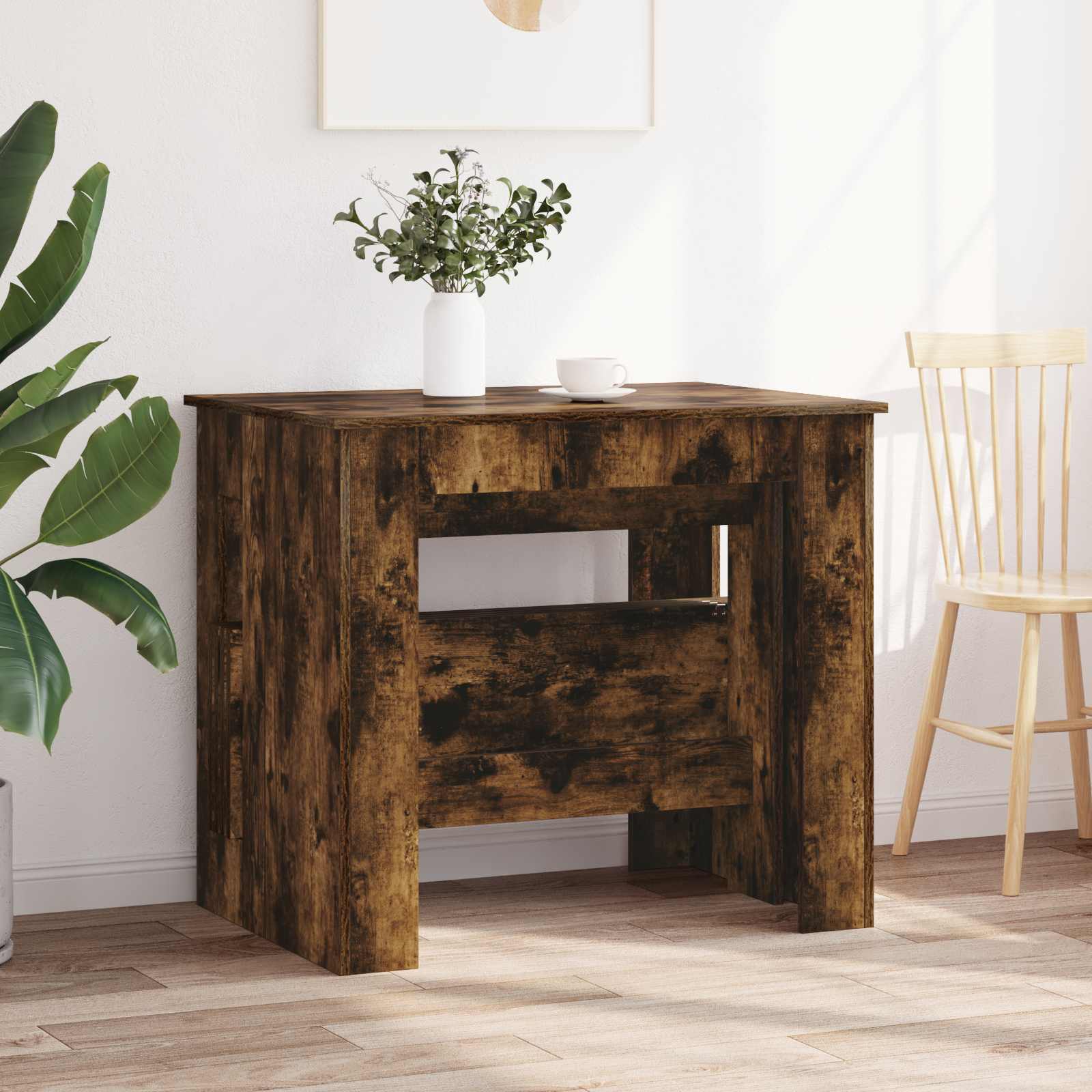 Esstisch 180 x 85 x 75 cm Holzwerkstoff Geräucherte Eiche