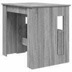 Esstisch 180 x 85 x 75 cm Holzwerkstoff Grau Sonoma