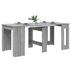 Esstisch 180 x 85 x 75 cm Holzwerkstoff Grau Sonoma