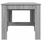 Esstisch 180 x 85 x 75 cm Holzwerkstoff Grau Sonoma