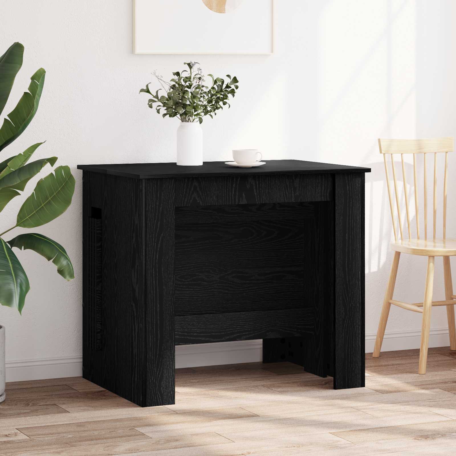 Esstisch 240 x 85 x 75 cm Holzwerkstoff Schwarze Eiche