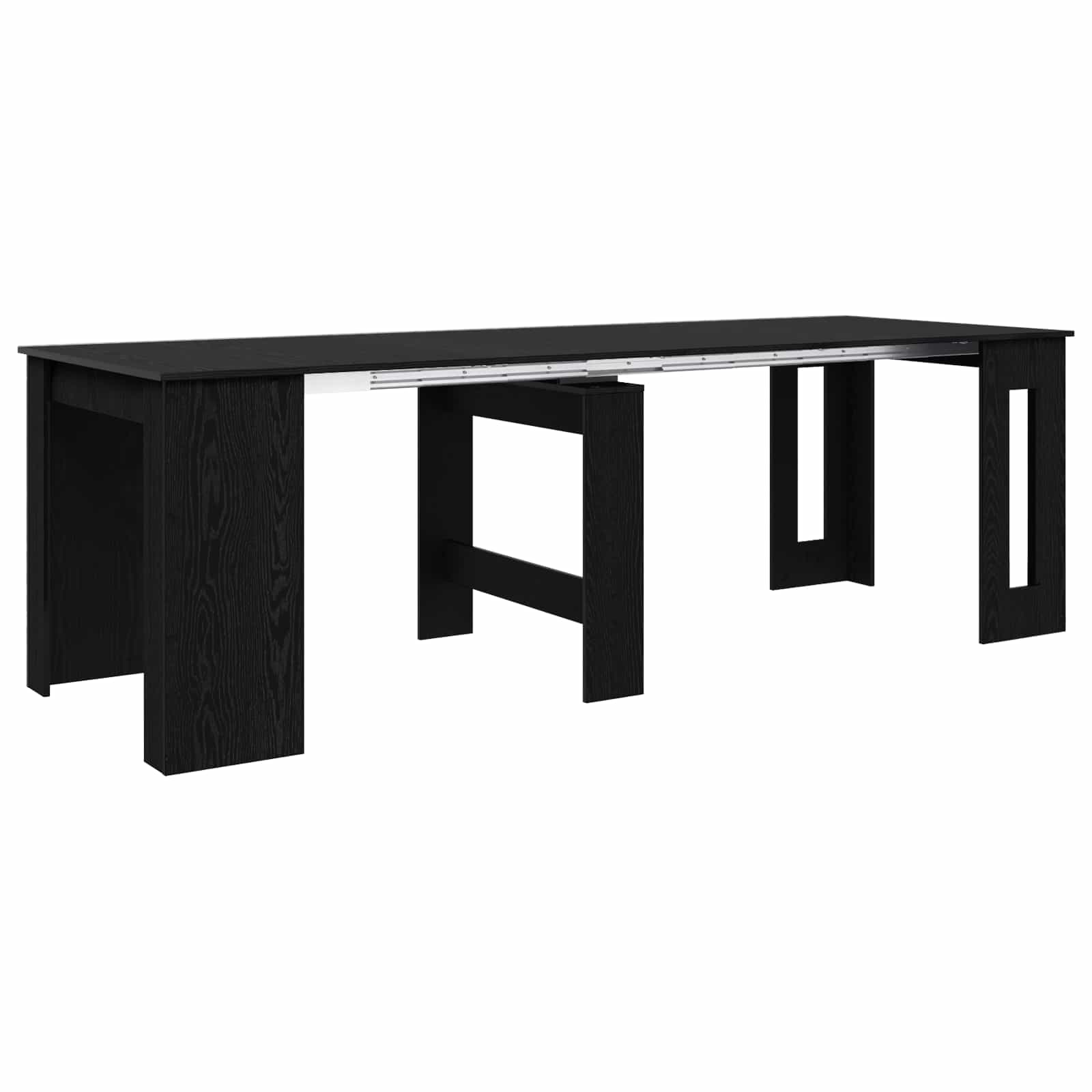 Esstisch 240 x 85 x 75 cm Holzwerkstoff Schwarze Eiche