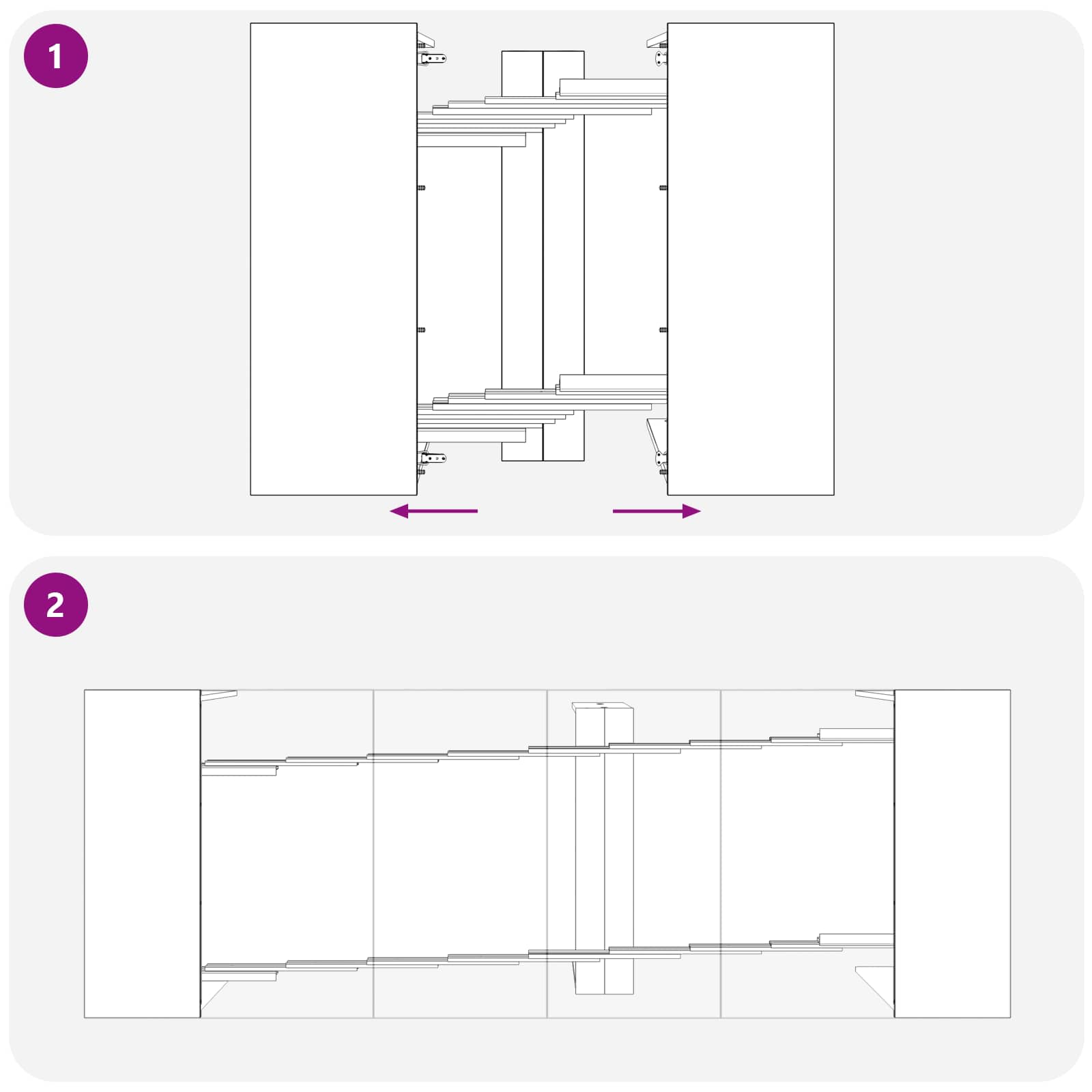 Esstisch 240 x 85 x 75 cm Holzwerkstoff Sonoma-Eiche